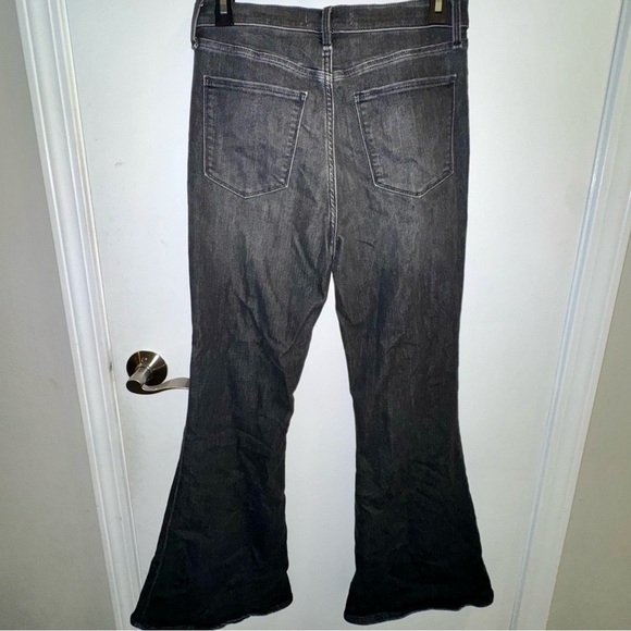 Abercrombie & Fitch Dark Gray Flare Jeans 8 Short - Picture 5 of 8